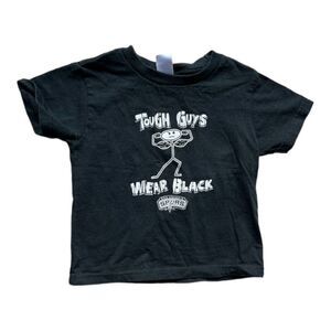 Toddler Boys San Antonio Spurs Tough Guys Wear Black Graphic Tee Shirt - Sz 4